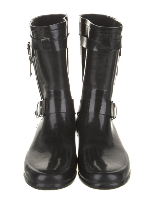 Burberry House Check Pattern Rubber Rain Boots