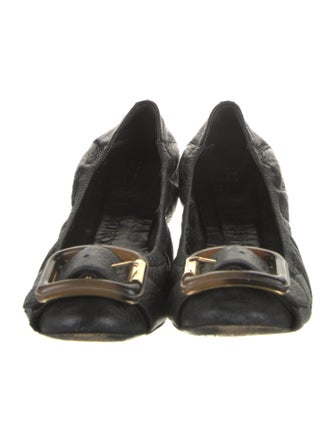 Burberry Leather Ballet Flats