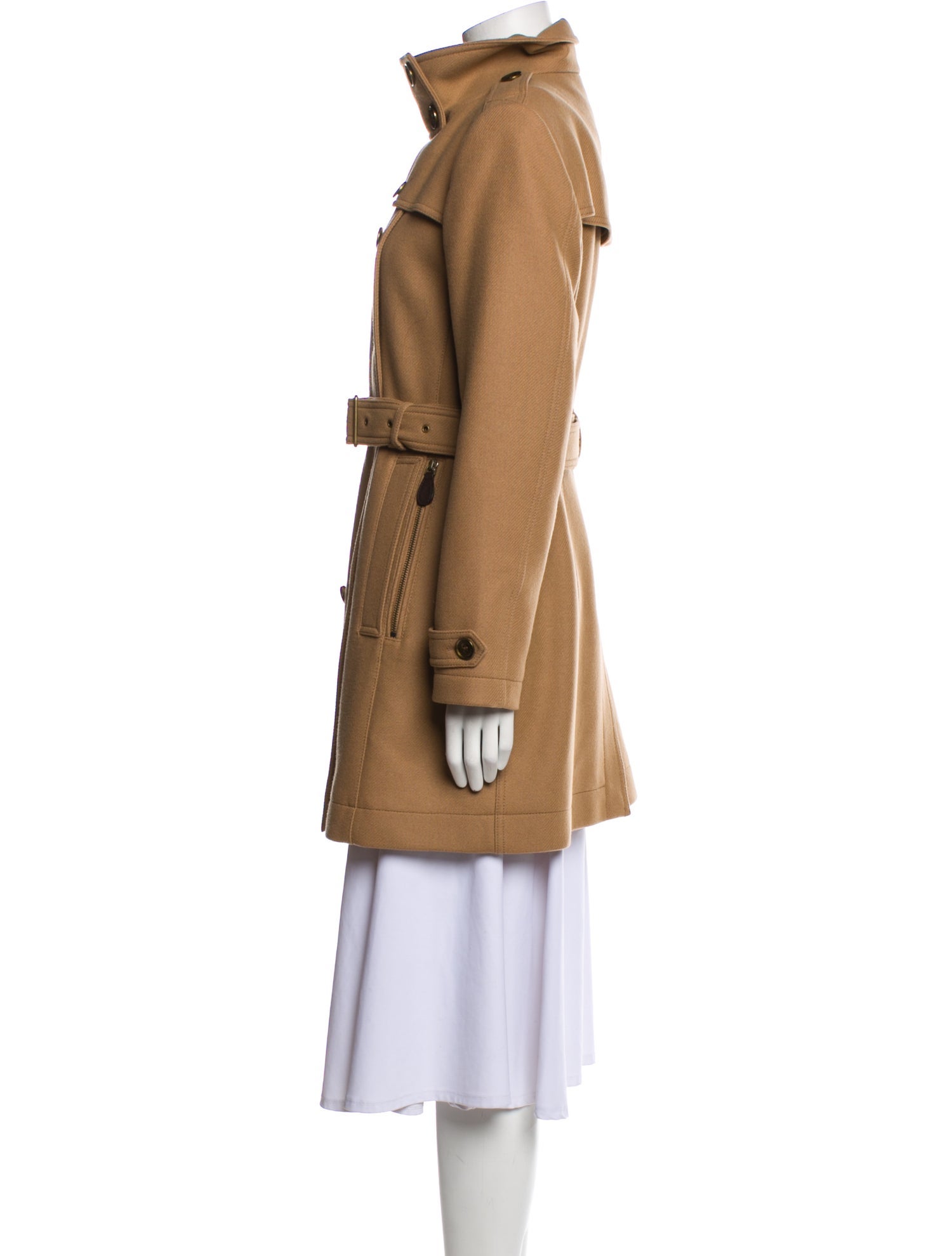 Burberry Virgin Wool Trench Coat