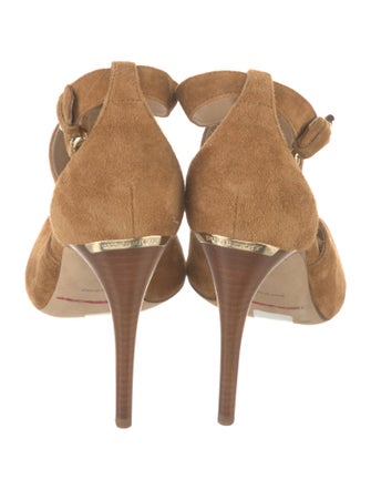 Burberry Suede Sandals