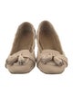 Burberry Leather Ballet Flats