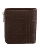 Burberry Leather Compact Wallet