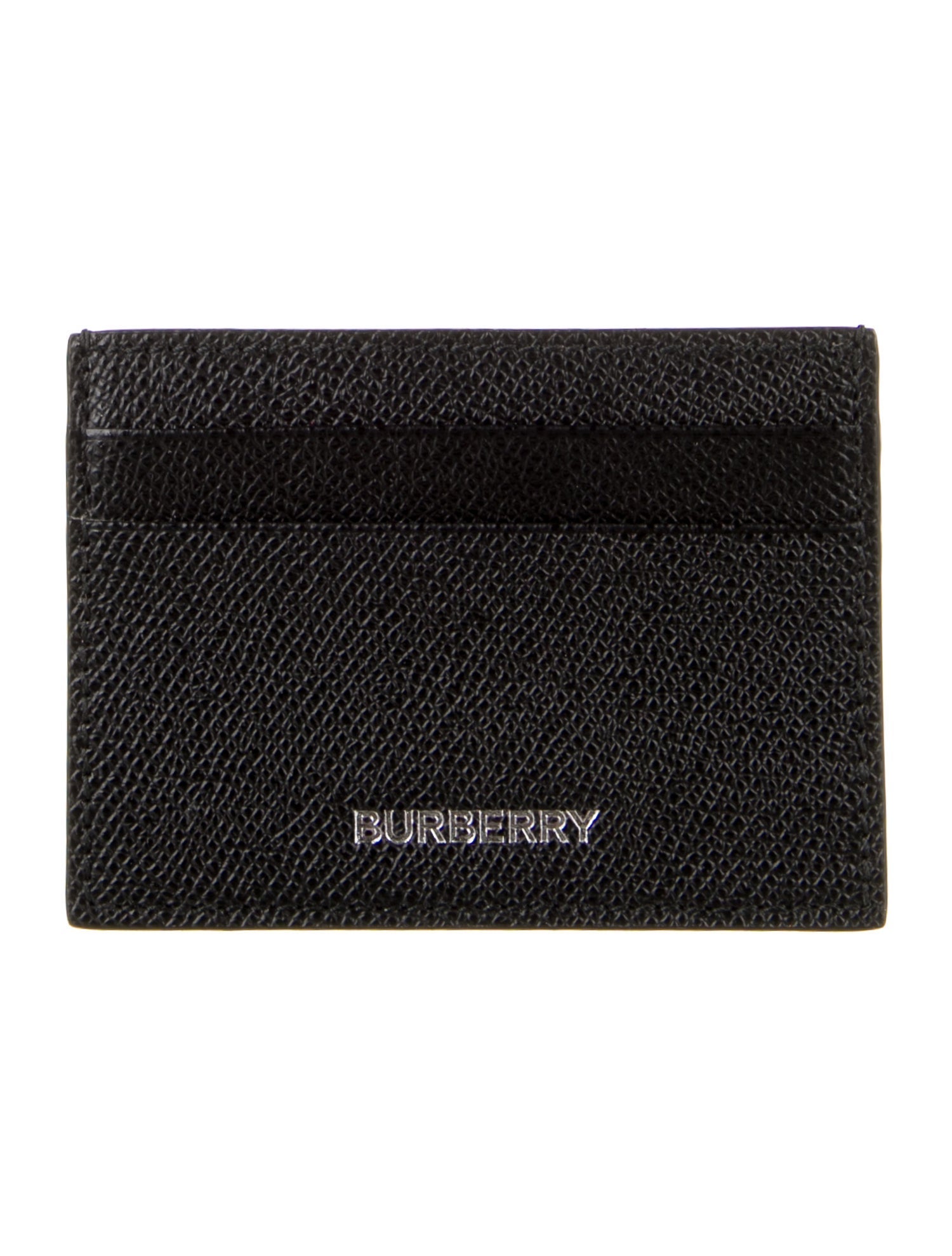 Burberry Leather Graphic Print Card Holder