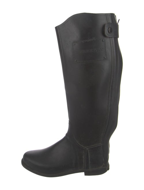 Burberry Nova Check Pattern Rubber Rain Boots