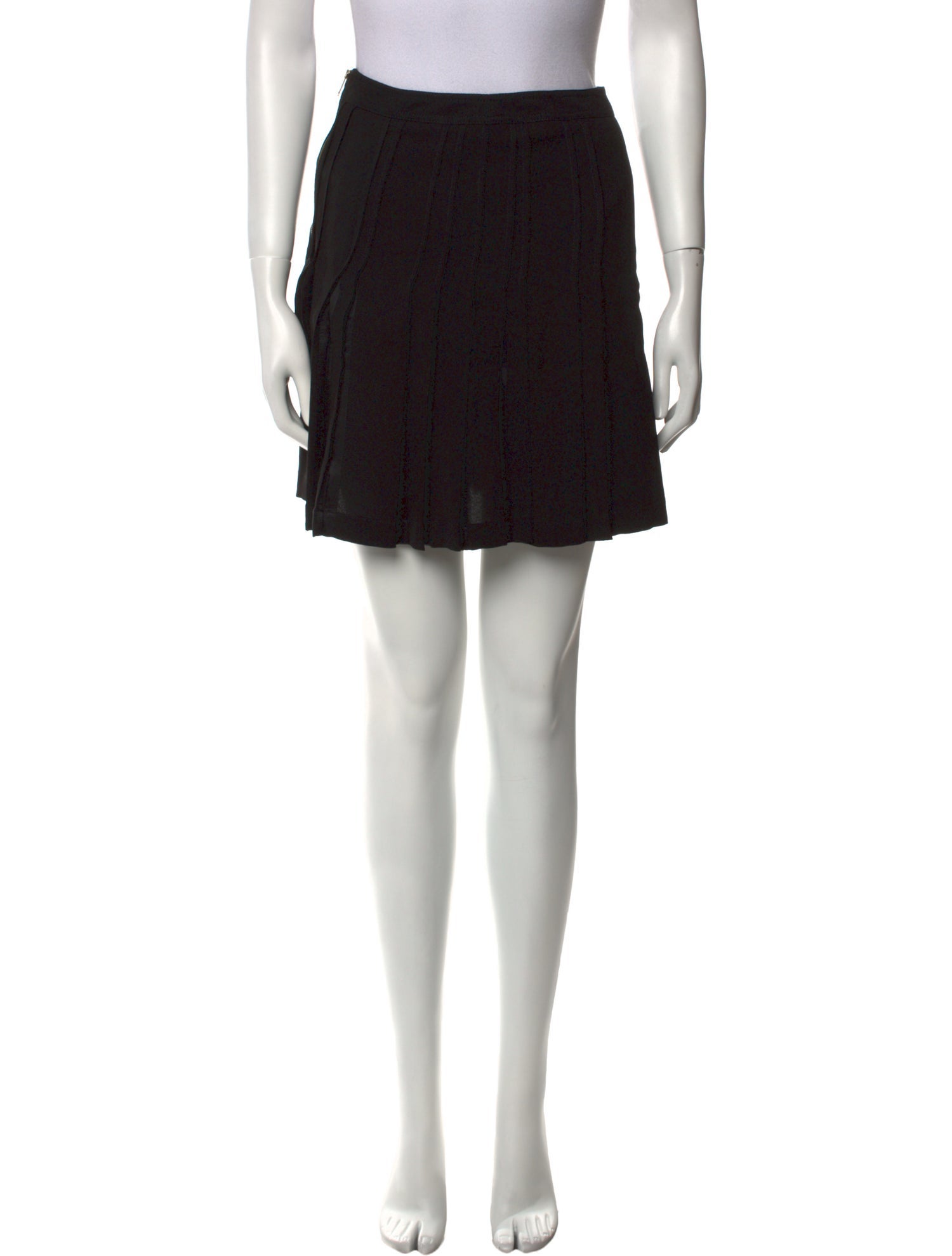 Burberry Pleated Accents Mini Skirt