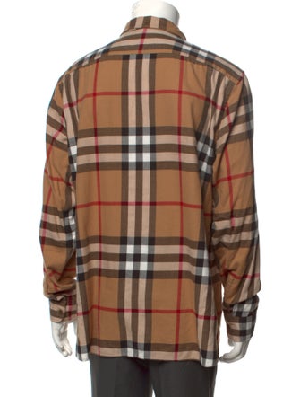 Burberry House Check Pattern Long Sleeve Shirt