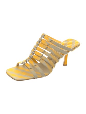 Burberry Canvas Slides