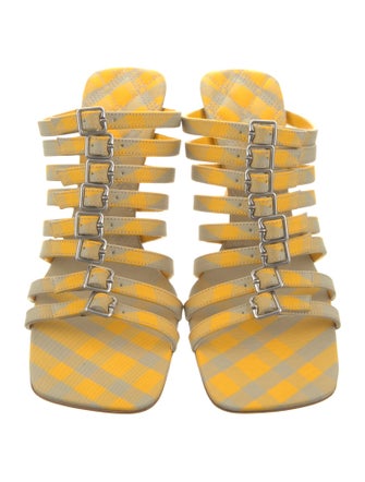 Burberry Canvas Slides