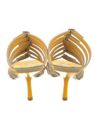 Burberry Canvas Slides