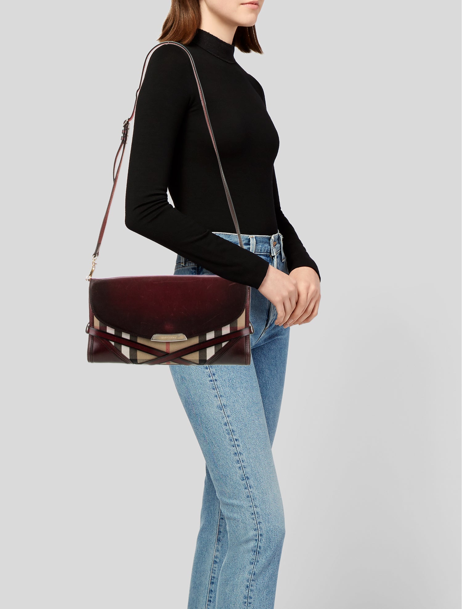 Burberry Leather Crossbody Bag