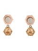 Burberry Crystal Nut & Bolt Drop Earrings