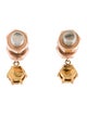 Burberry Crystal Nut & Bolt Drop Earrings