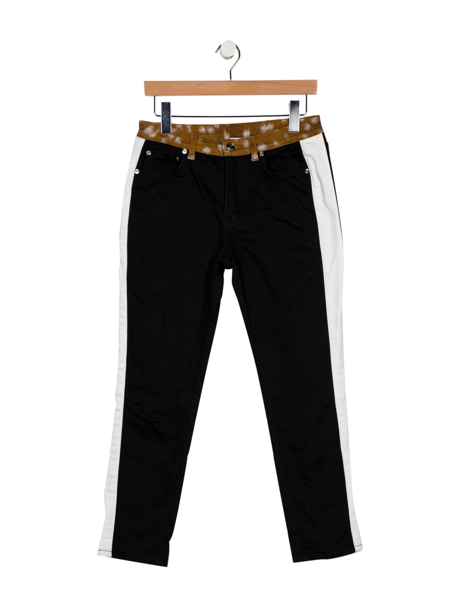 Burberry Mid-Rise Straight Leg Jeans