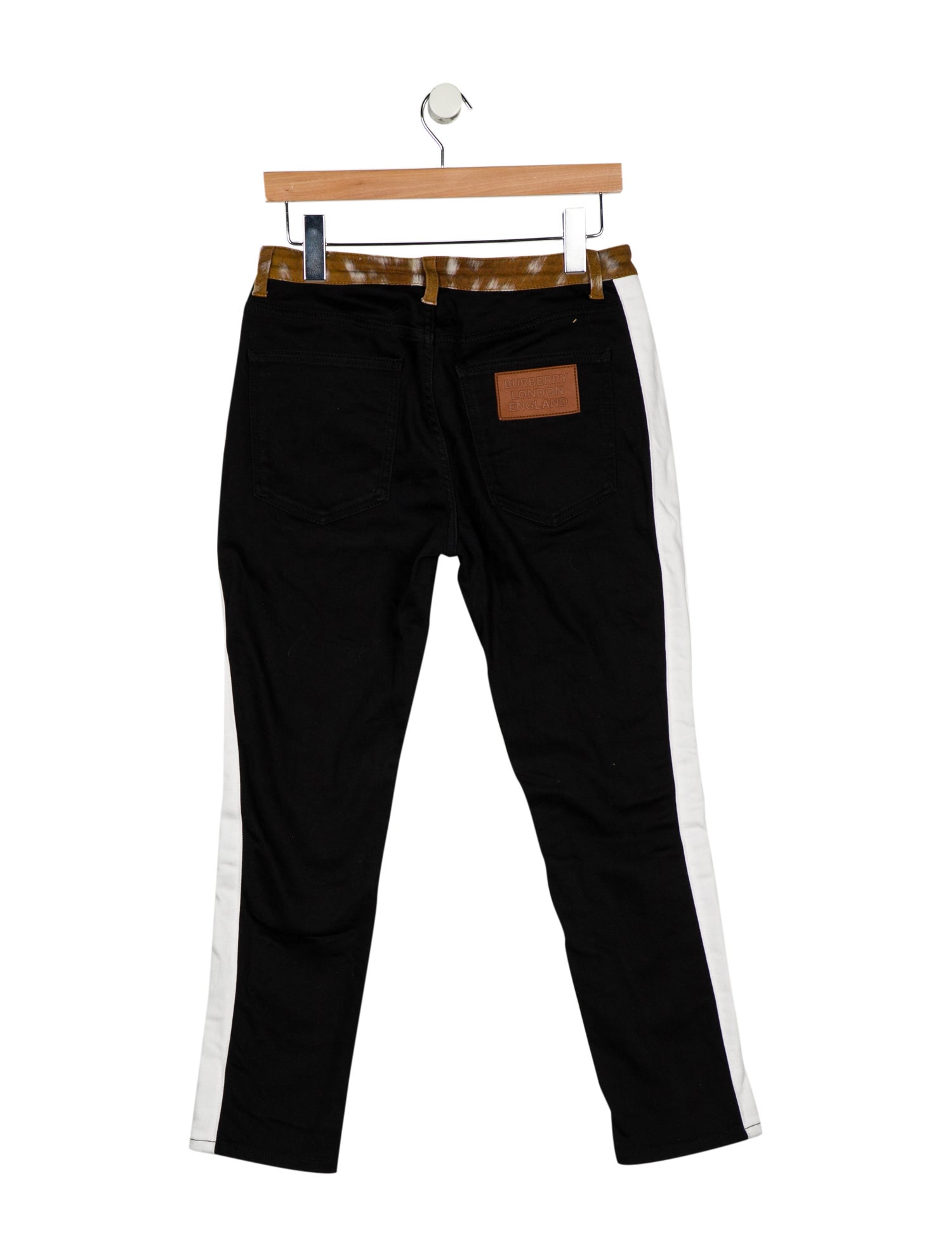 Burberry Mid-Rise Straight Leg Jeans