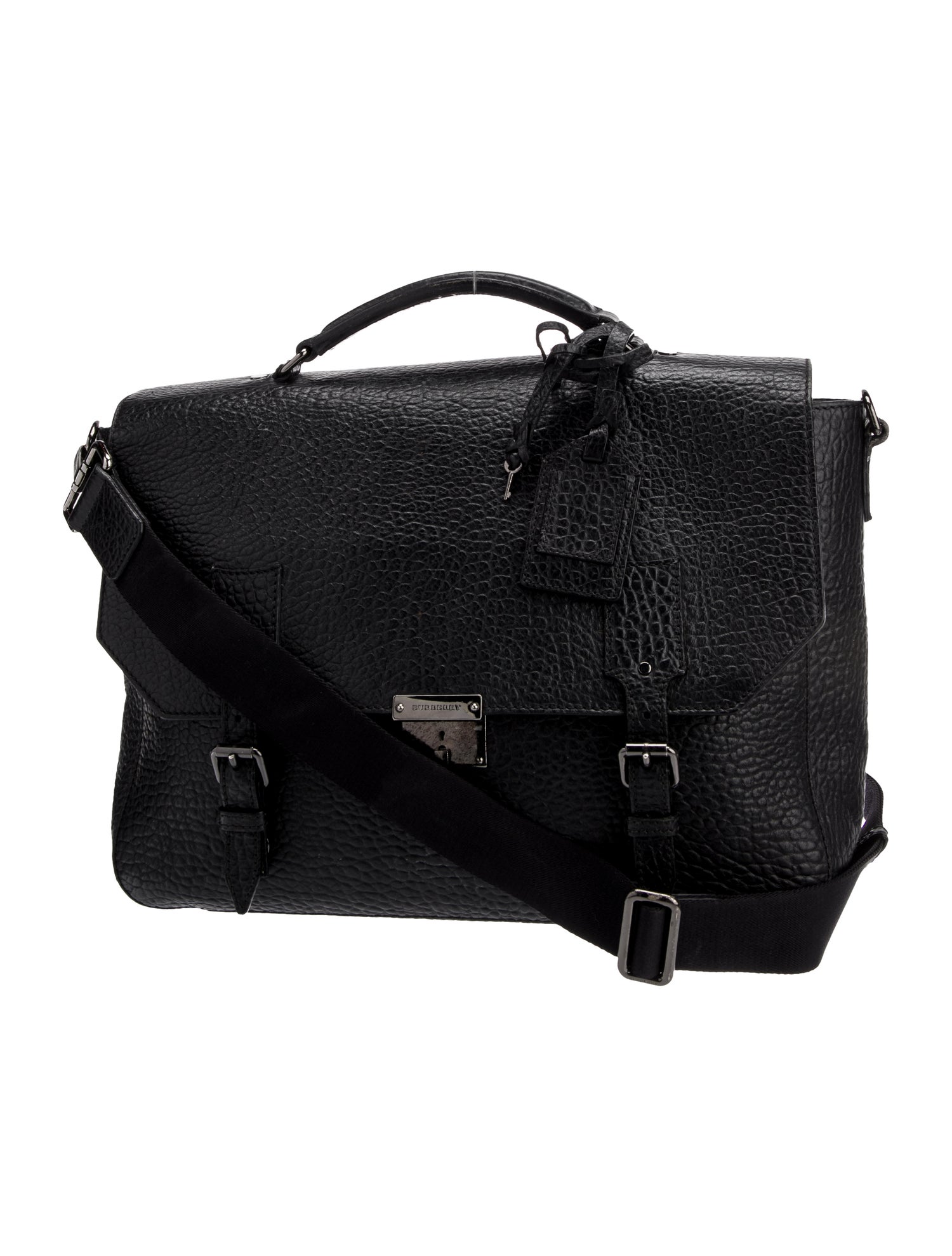 Burberry Leather Messenger Bag