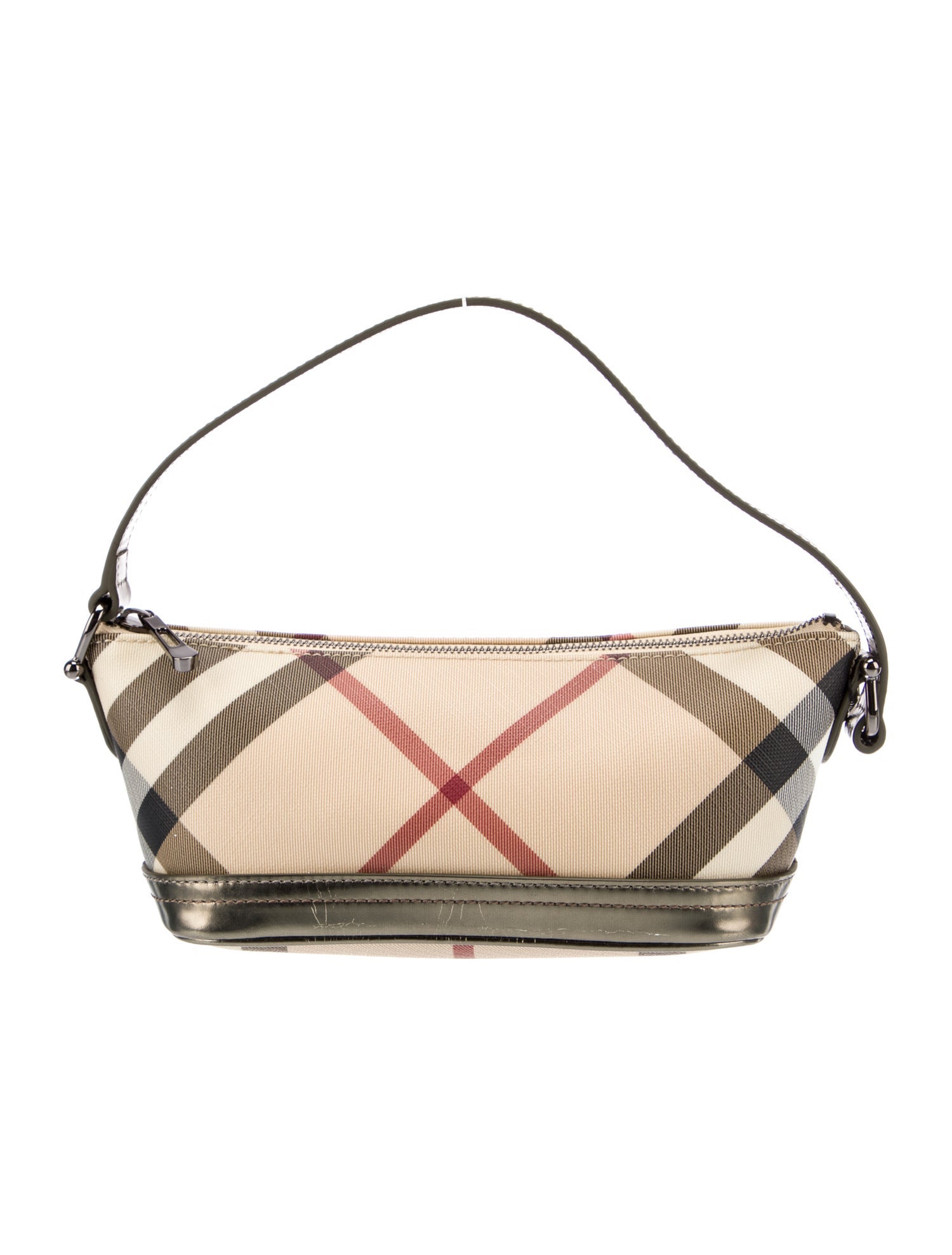 Burberry Super Nova Check Top Handle Bag
