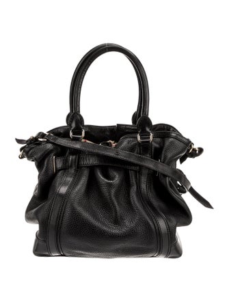 Burberry Leather Bucket Bag