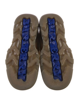 Burberry Suede Fur Trim Lace-Up Boots