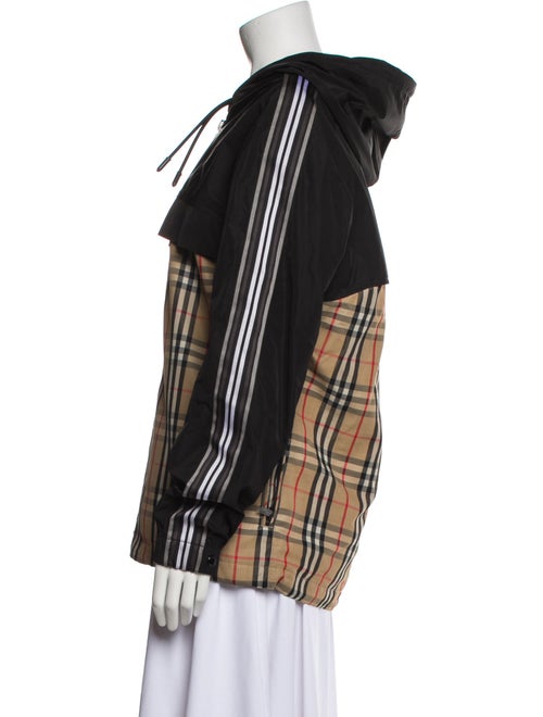 Burberry Plaid Print Jacket