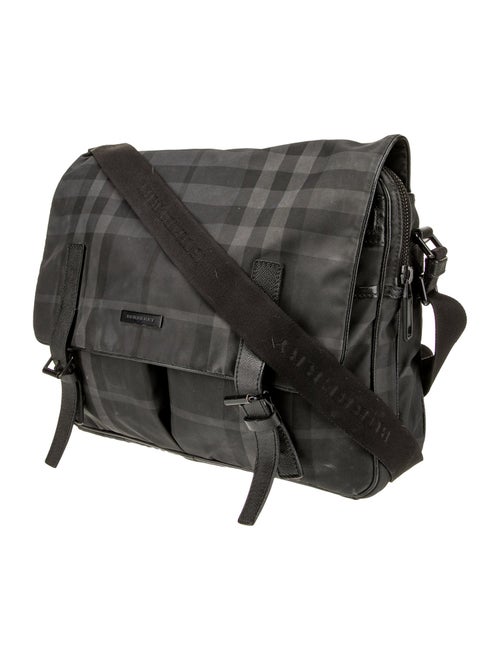 Burberry Smoked Check Messenger Bag