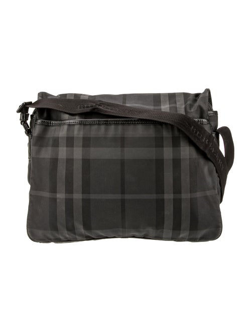 Burberry Smoked Check Messenger Bag