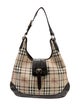 Burberry Haymarket Check Hobo
