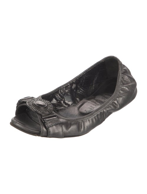 Burberry Leather Ballet Flats