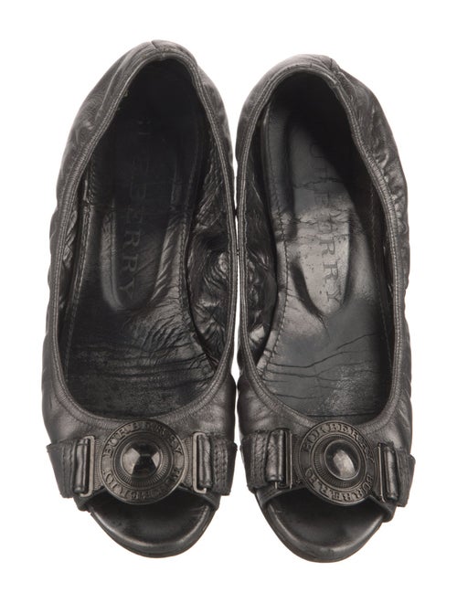 Burberry Leather Ballet Flats