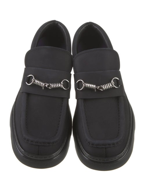 Burberry Prorsum Neoprene Chain-Link Accents Loafers