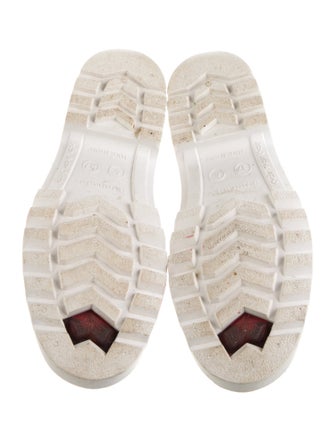 Burberry Rubber Plaid Print Oxfords