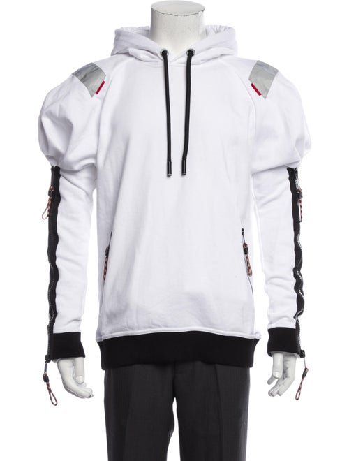 Burberry Colorblock Pattern Crew Neck Hoodie