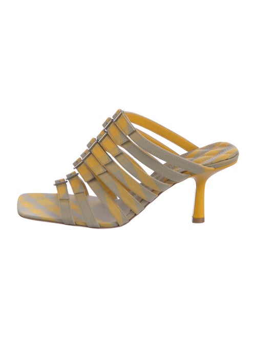 Burberry Canvas Gladiator Sandals w/ Tags