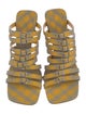 Burberry Canvas Gladiator Sandals w/ Tags