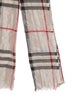 Burberry Silk Plaid Print Scarf