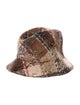 Burberry Pattern Wool Bucket