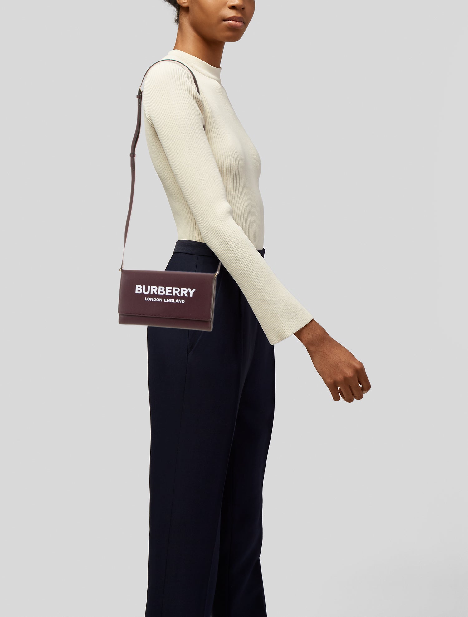 Burberry Leather Crossbody Bag