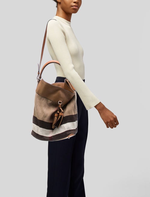 Burberry House Check Bucket Bag