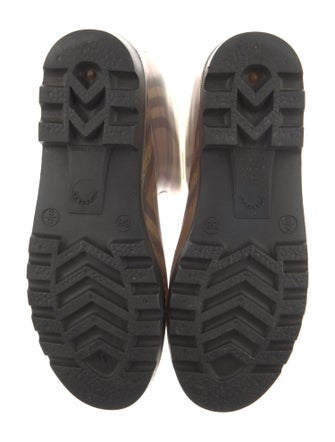 Burberry House Check Pattern Rubber Rain Boots