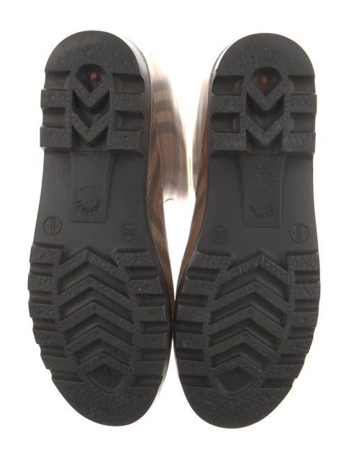 Burberry House Check Pattern Rubber Rain Boots