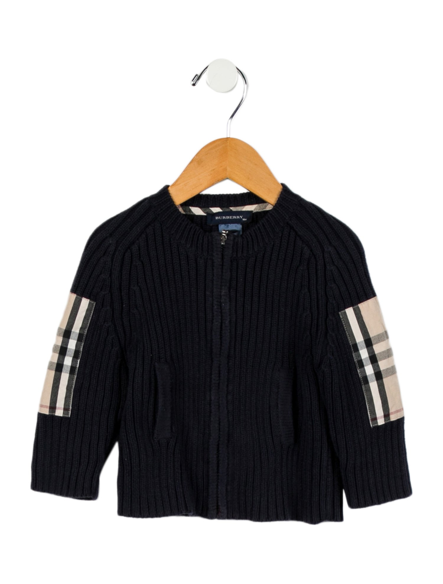 Burberry Boys' Cotton Knit Zip Sweater