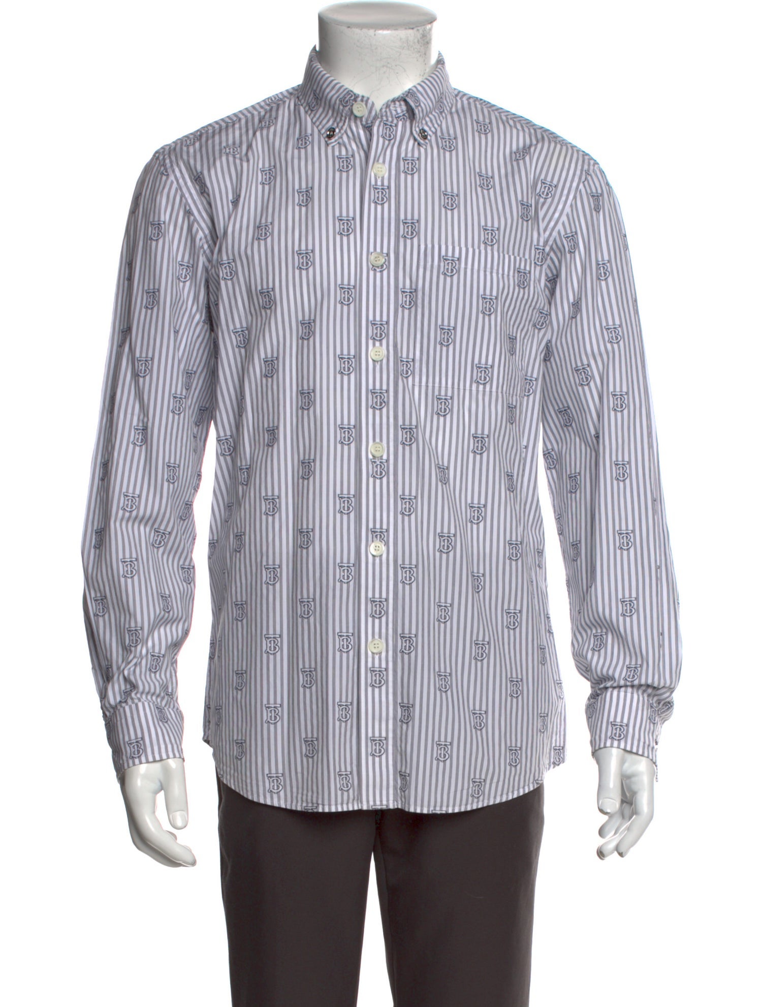 Burberry Striped Long Sleeve Shirt