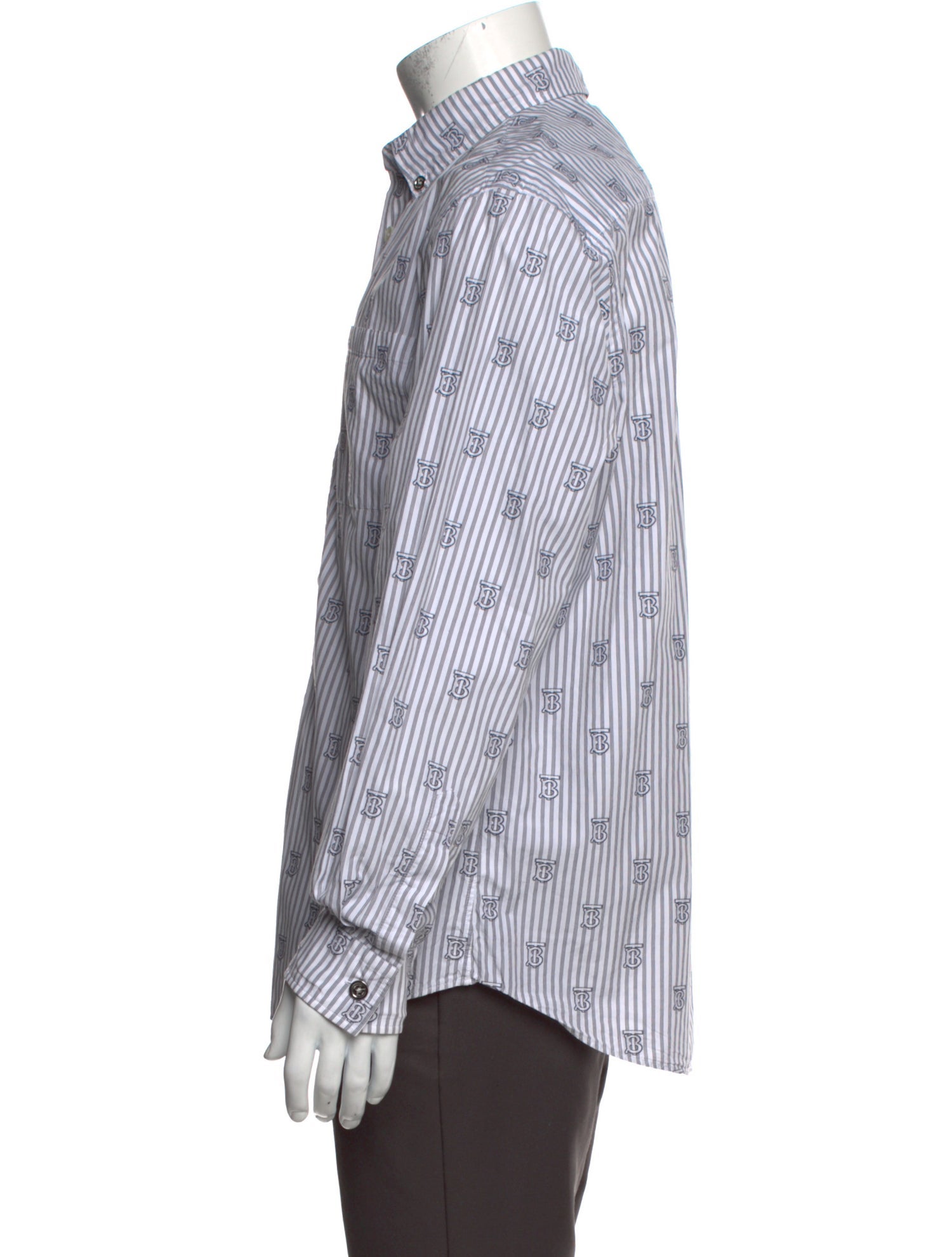 Burberry Striped Long Sleeve Shirt