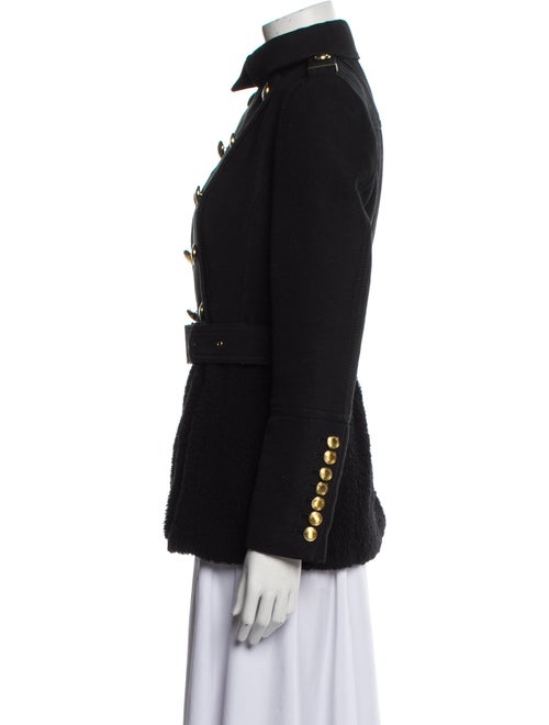 Burberry Wool Fur Coat