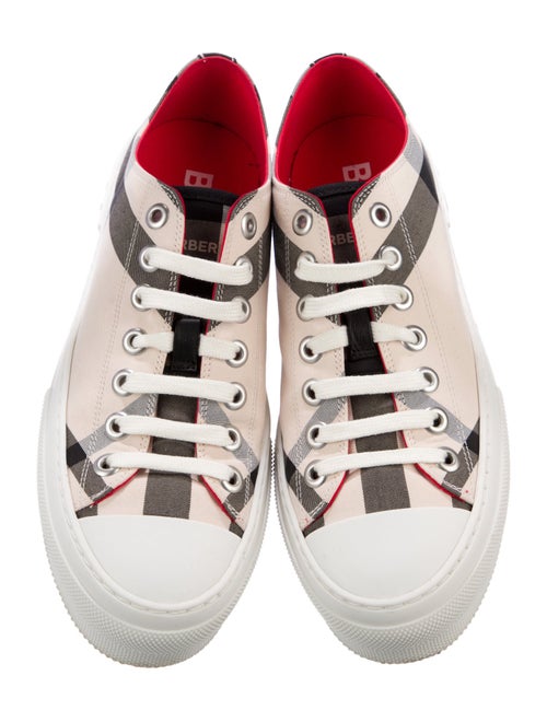 Burberry Canvas Printed Sneakers