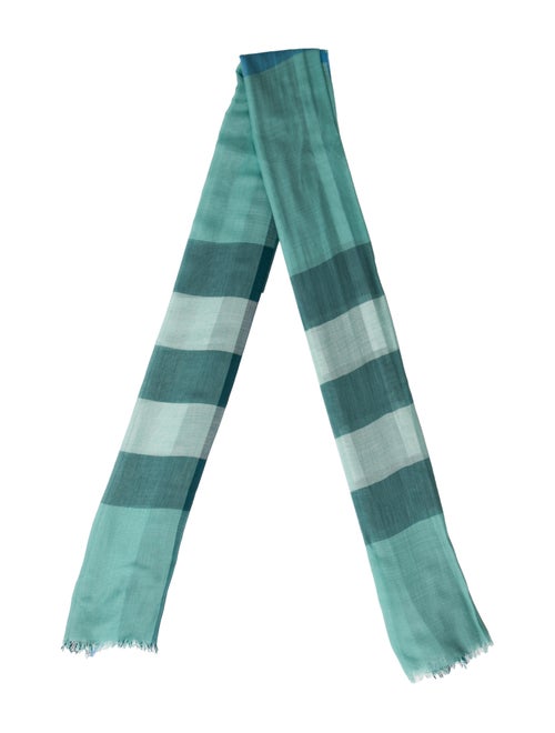 Burberry Silk Exploded Check Pattern Scarf