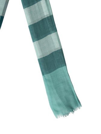 Burberry Silk Exploded Check Pattern Scarf