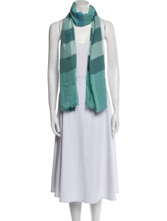 Burberry Silk Exploded Check Pattern Scarf