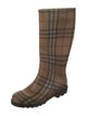 Burberry Rubber Printed Rain Boots