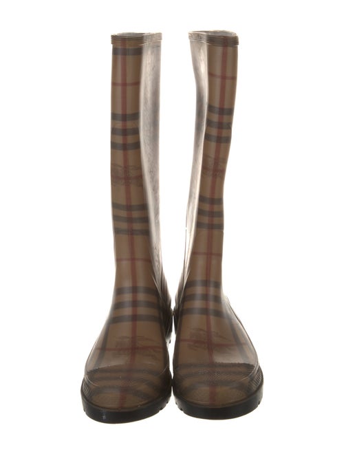 Burberry Rubber Printed Rain Boots