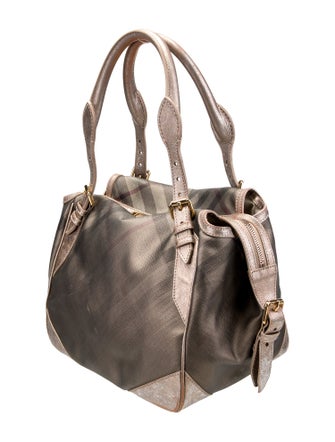 Burberry Smoked Check Shoulder Bag